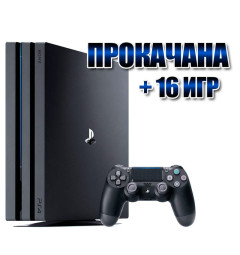 PlayStation 4 PRO 1 TB БУ + 16 ігор #701